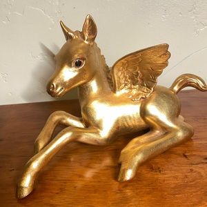 Vtg Freeman McFarlin Gold Horse -Rare